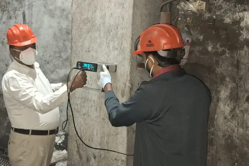 Ultrasonic Pulse Velocity (UPV) Test